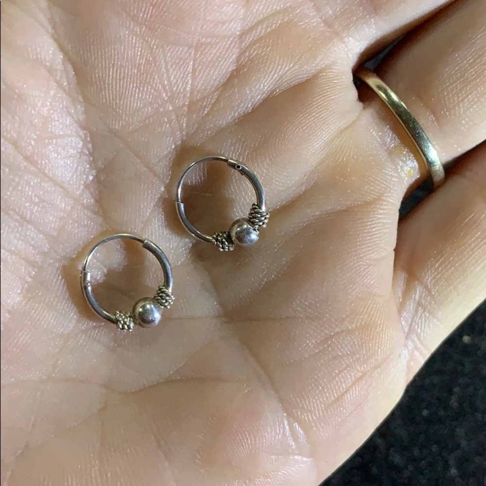 Sterling Silver Hoop Earrings